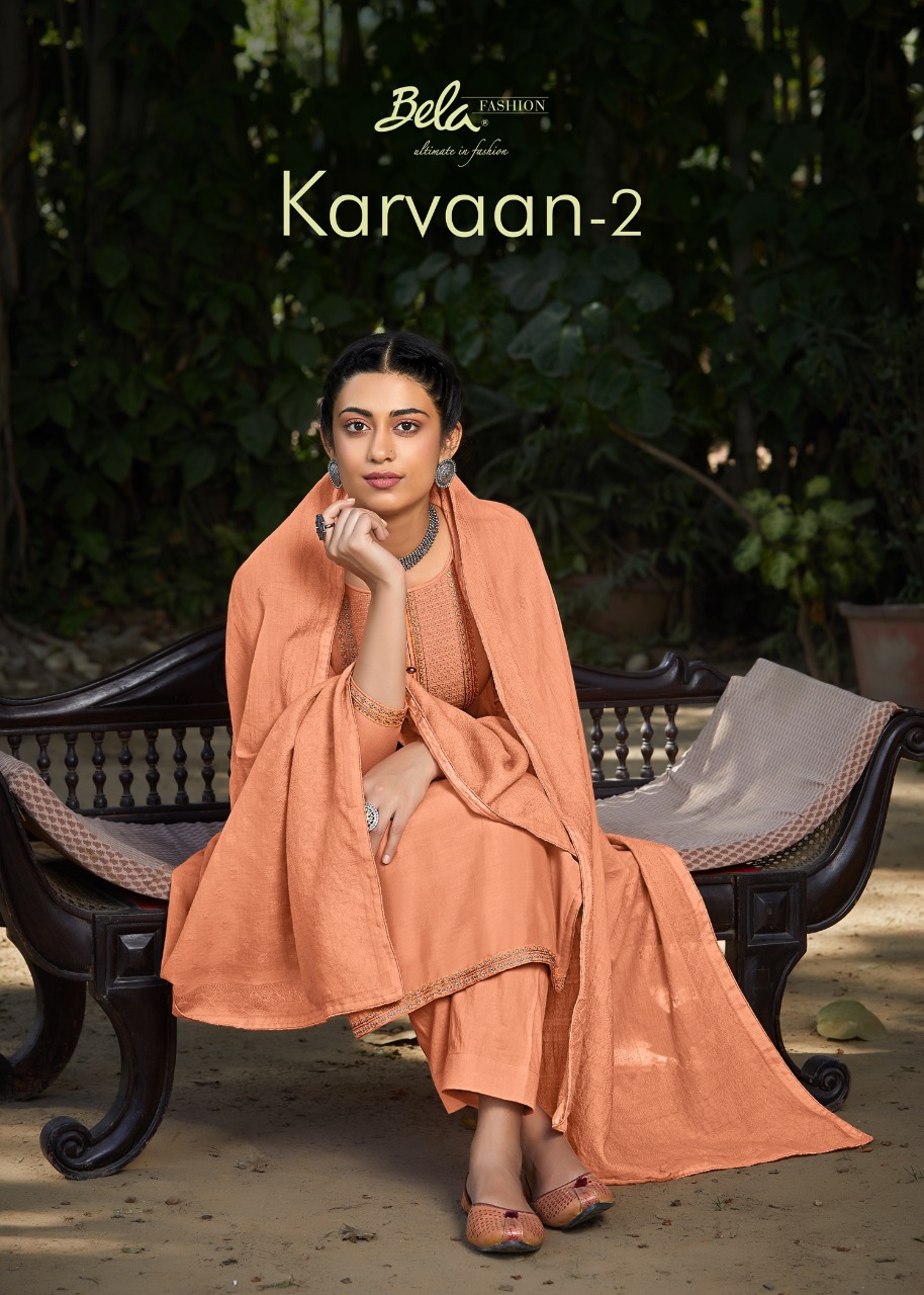 Bela Karvaan Vol 2 Heavy Muslin Designer Salwar Suit  Catalog