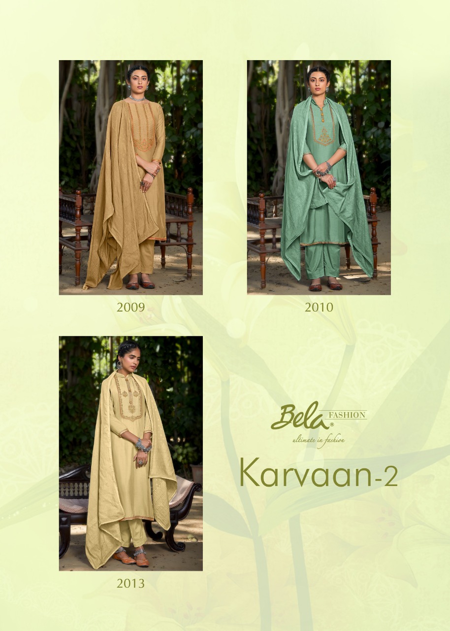 Bela Karvaan Vol 2 Heavy Muslin Designer Salwar Suit  Catalog