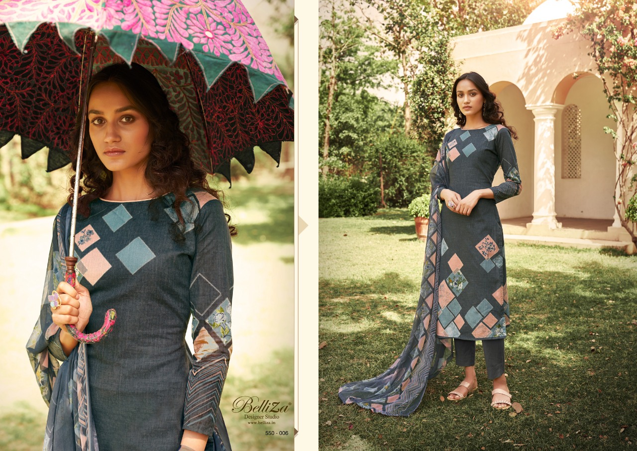 Belliza Glory Exclusive Designer Cotton Dress Material With Cotton Dupatta Wholesale