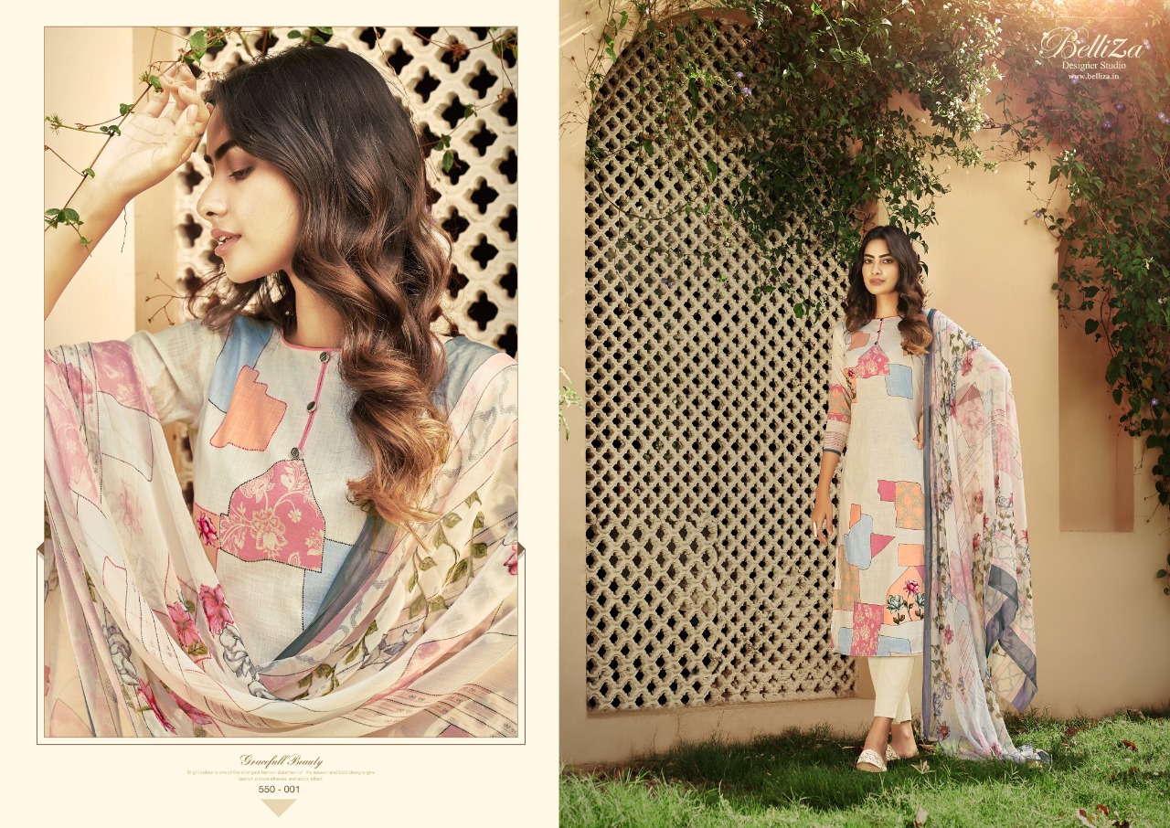 Belliza Glory Exclusive Designer Cotton Dress Material With Cotton Dupatta Wholesale