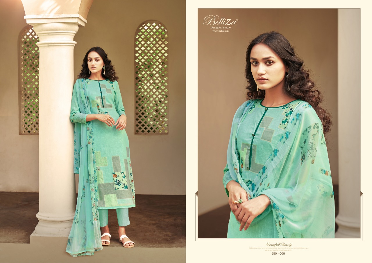 Belliza Glory Exclusive Designer Cotton Dress Material With Cotton Dupatta Wholesale