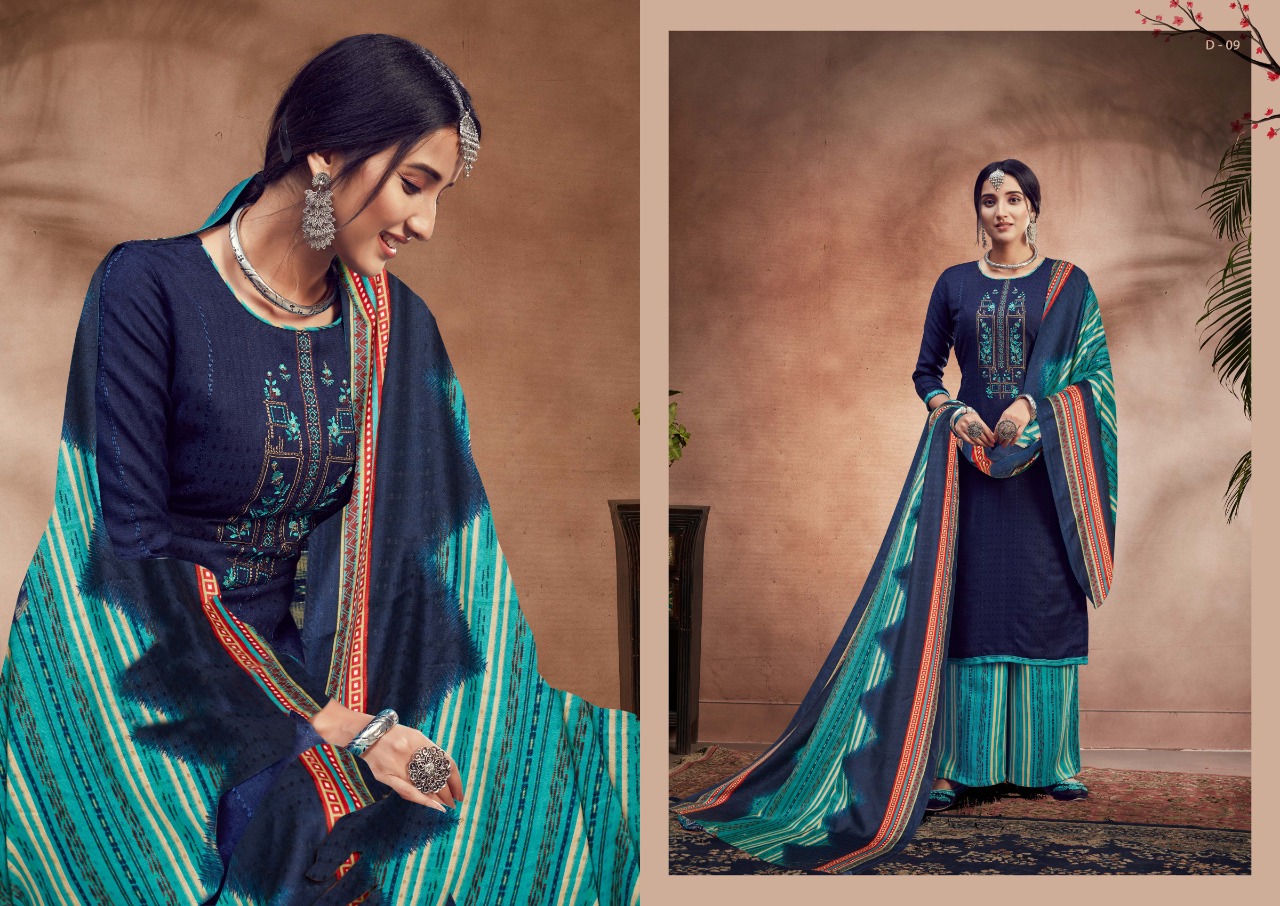 Belliza Nizam E Patiala  Vol  3 Pashmina Dress Material Catalog