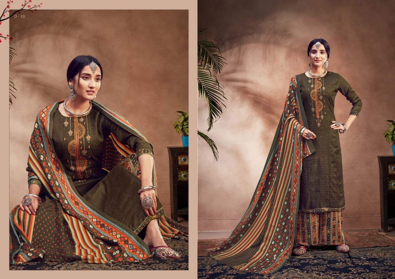 Belliza Nizam E Patiala  Vol  3 Pashmina Dress Material Catalog