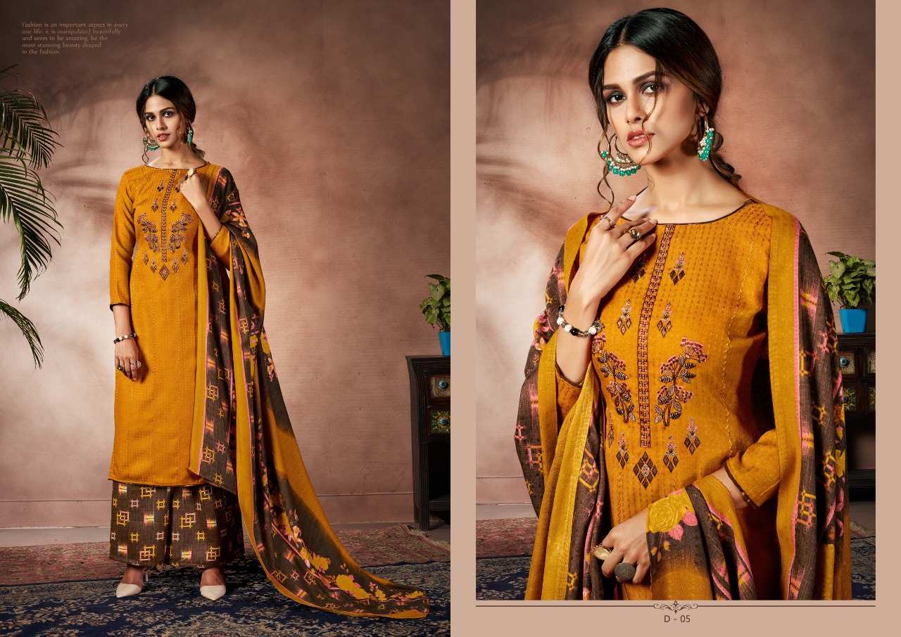 Belliza Nizam E Patiala  Vol  3 Pashmina Dress Material Catalog