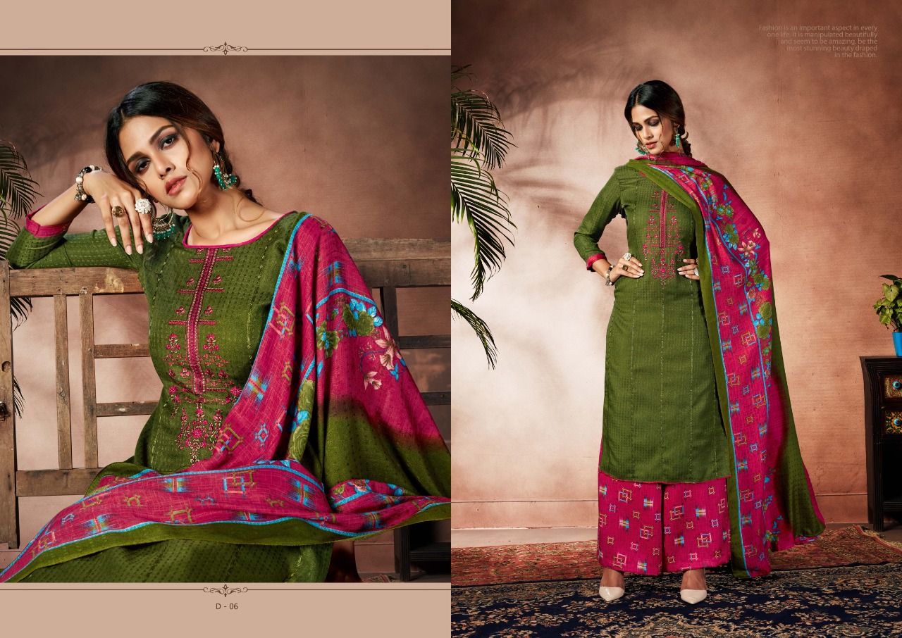 Belliza Nizam E Patiala  Vol  3 Pashmina Dress Material Catalog