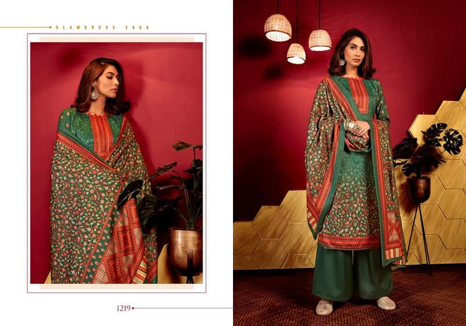 Bipson Inayat Woollen Digital Pashmina Catalog