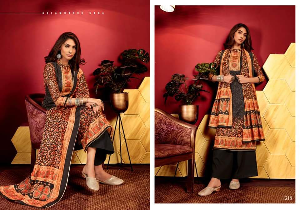 Bipson Inayat Woollen Digital Pashmina Catalog