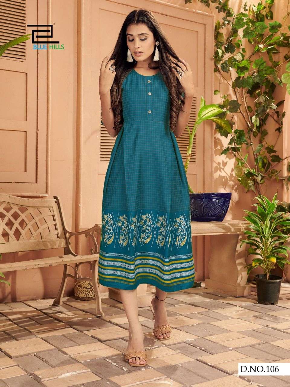Blue Hills Kiss Miss Vol 3 Anarkali Rayon Print Kurtis Catalog