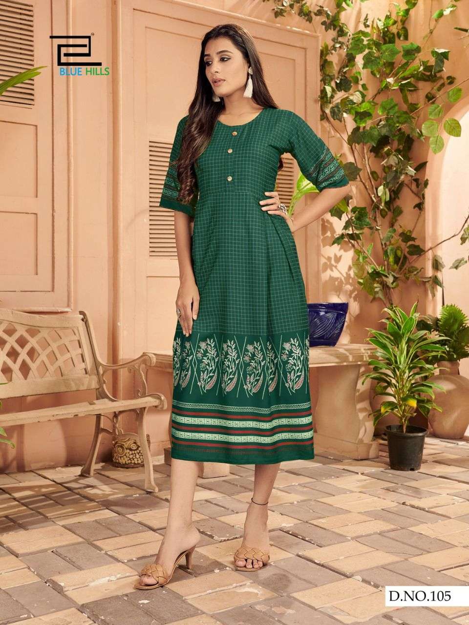 Blue Hills Kiss Miss Vol 3 Anarkali Rayon Print Kurtis Catalog