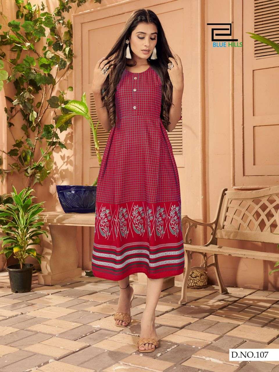 Blue Hills Kiss Miss Vol 3 Anarkali Rayon Print Kurtis Catalog