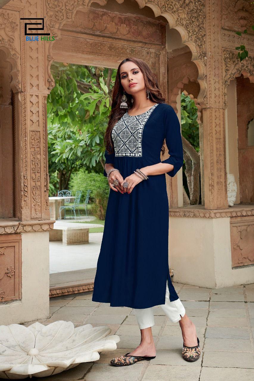Blue Hills Miss India Vol 5 Buy Designer Long Kurtis Online at Low Prices  In India