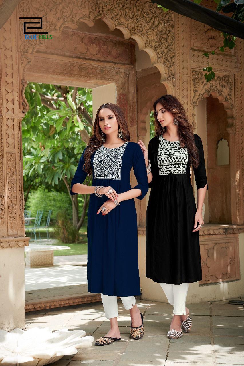 Buy Rani Cotton Silk Designer Kurti Online