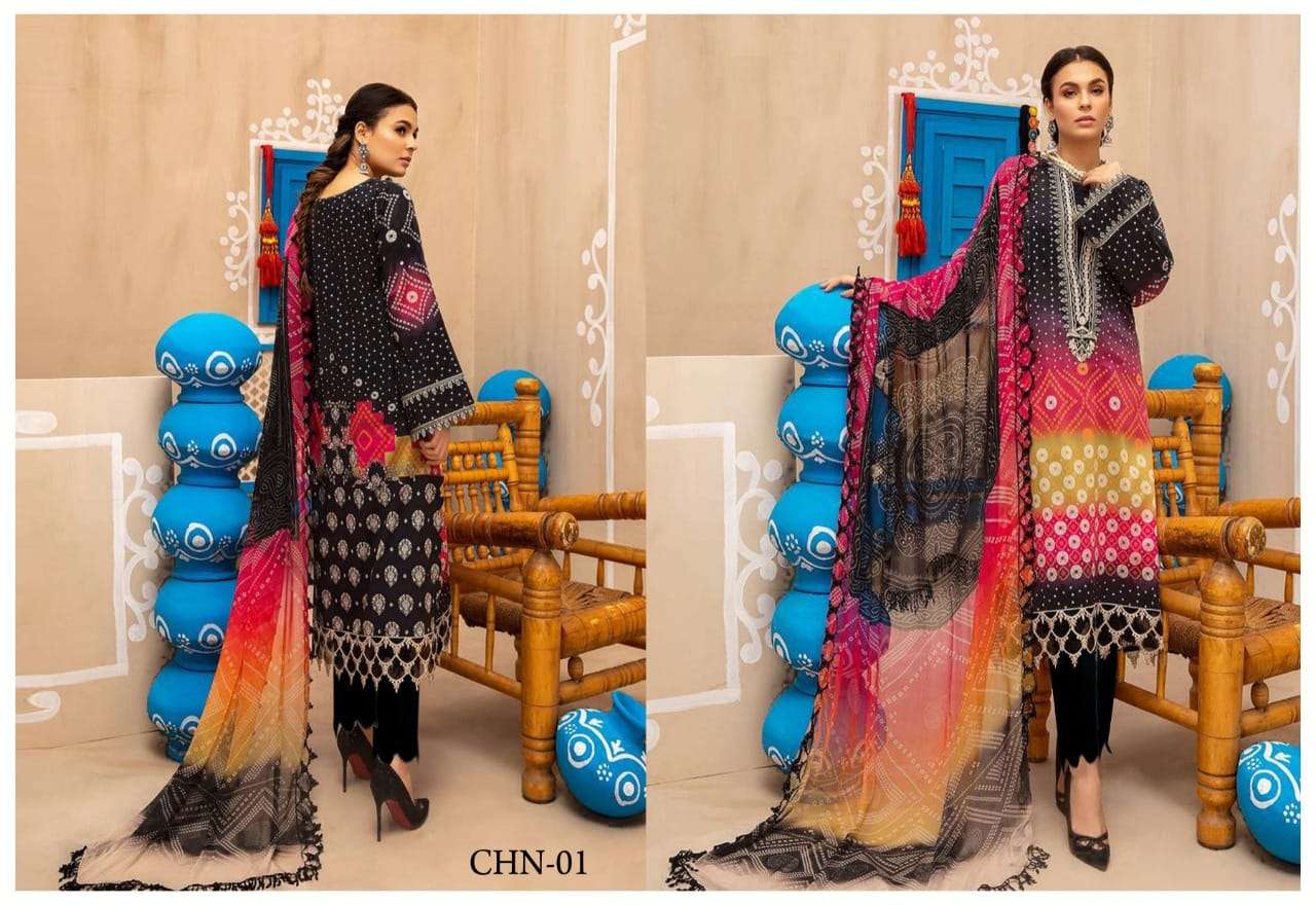 Charizma Signature Chunari Cotton Collection Pure Cotton Pakistani Suits Collection
