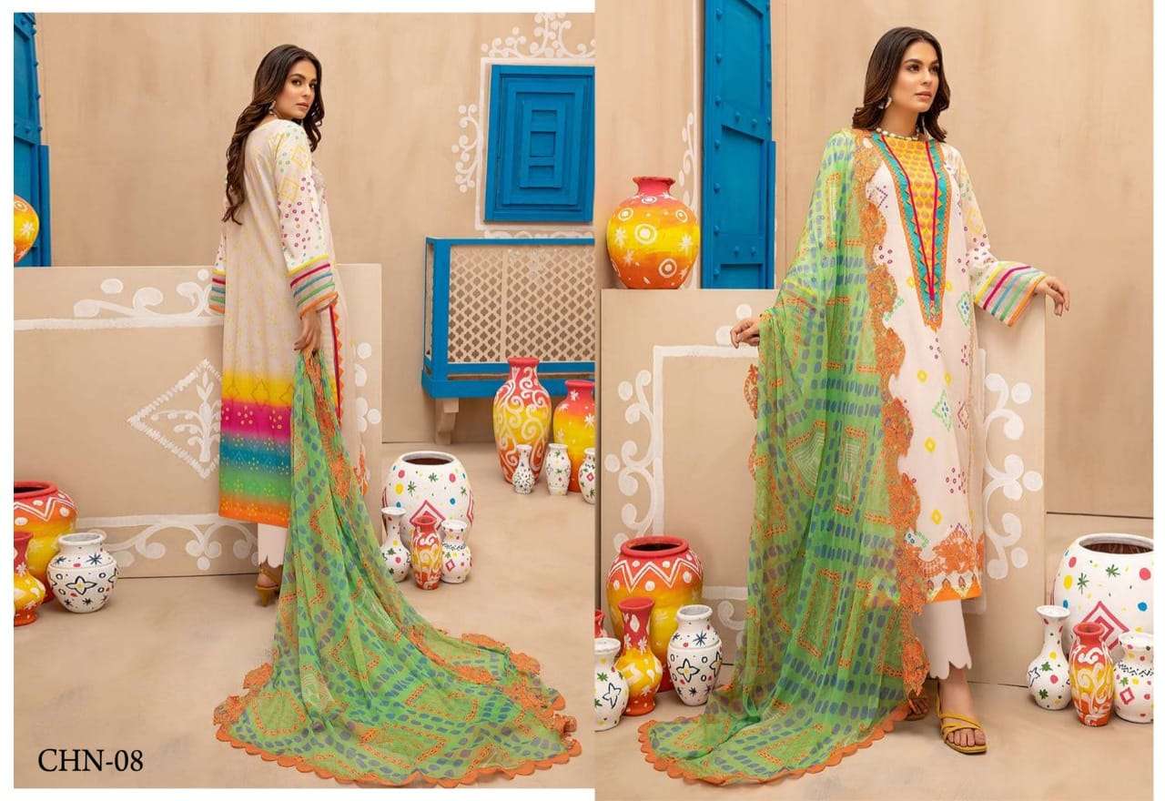 Charizma Signature Chunari Cotton Collection Pure Cotton Pakistani Suits Collection