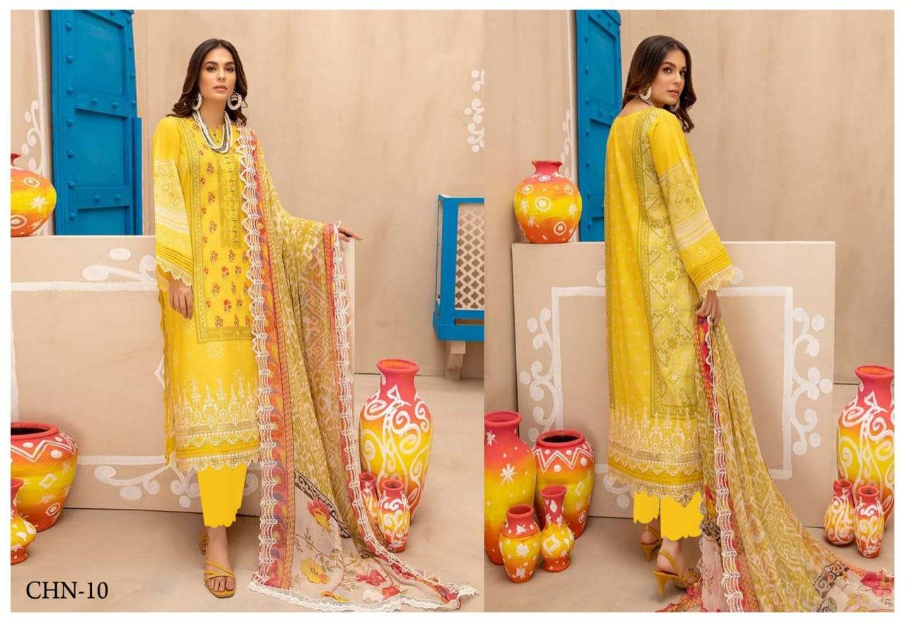 Charizma Signature Chunari Cotton Collection Pure Cotton Pakistani Suits Collection