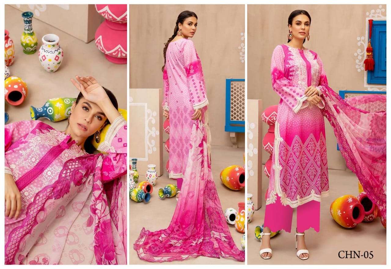 Charizma Signature Chunari Cotton Collection Pure Cotton Pakistani Suits Collection