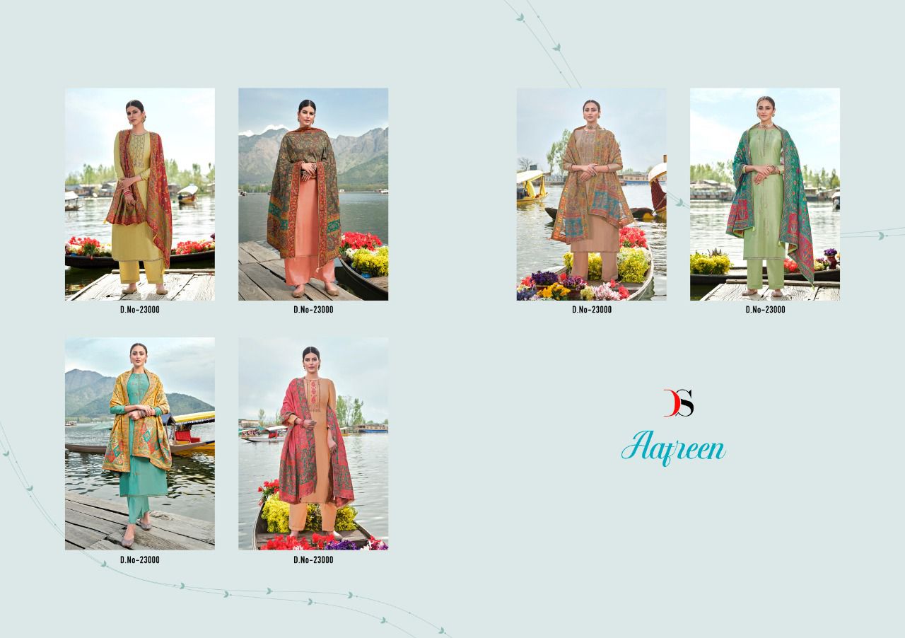 Deepsy Aafreen Mulbeery Silk Designer Salwar Suits Catalog