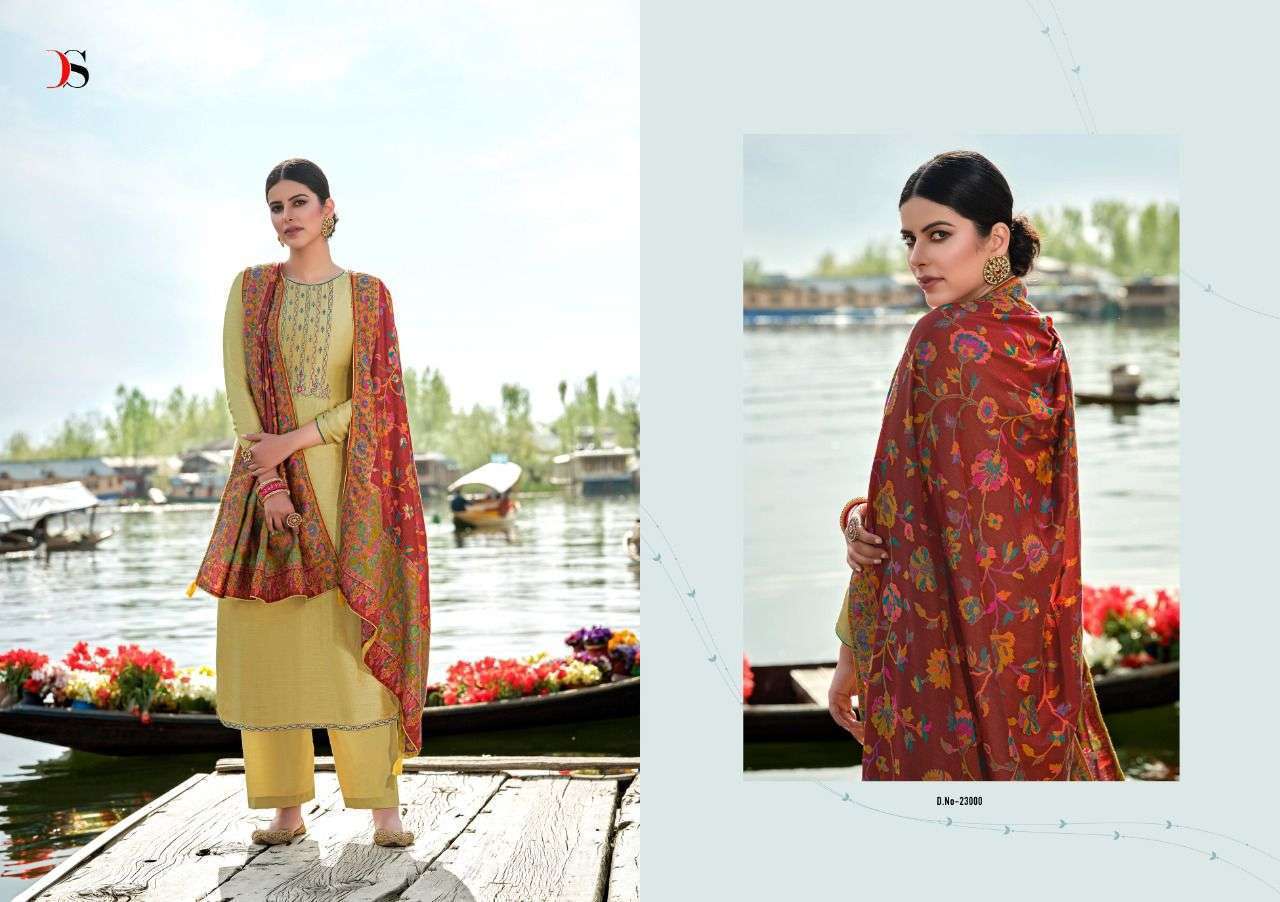 Deepsy  Aafreen Silk With Embroidery Work Salwar Suits Catalog