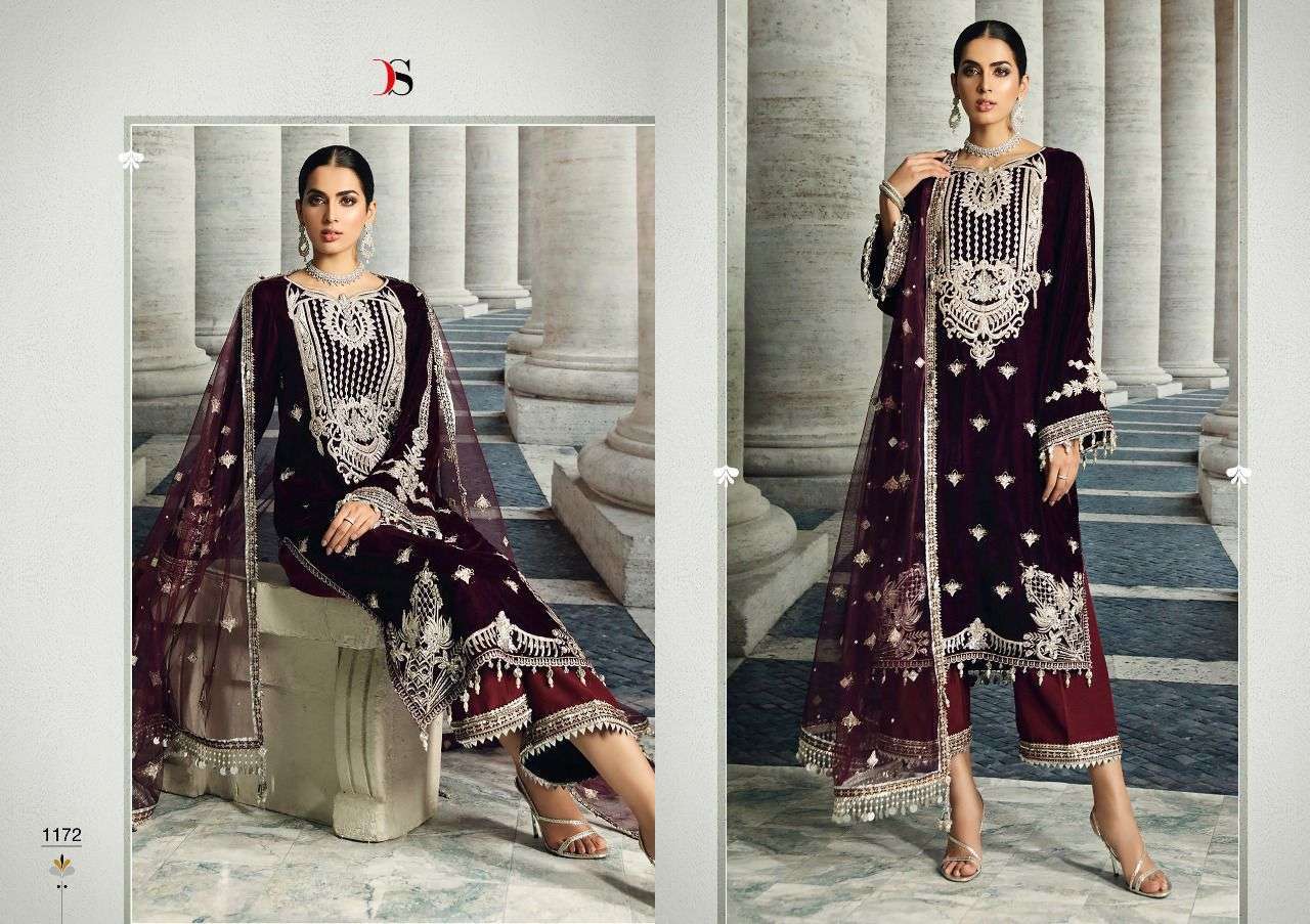 Deepsy  Anaya Velvet With Embroidery Work Pakistani Suits Catalog
