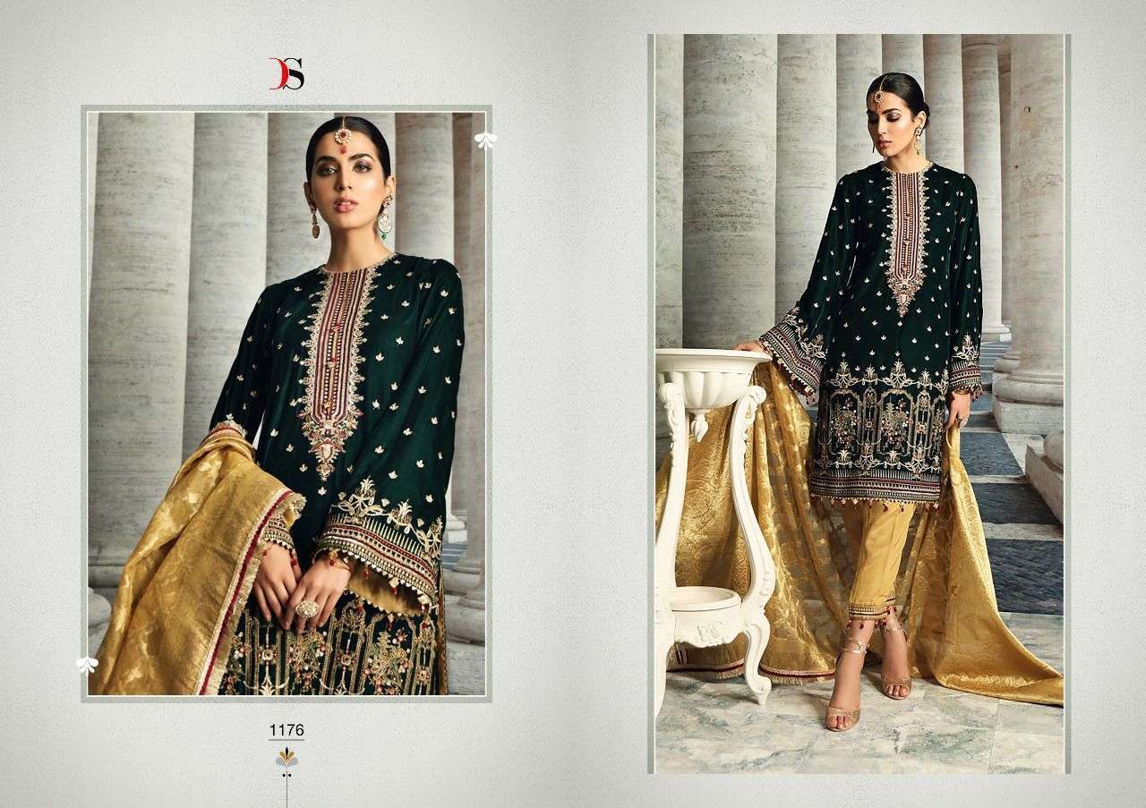 Deepsy  Anaya Velvet With Embroidery Work Pakistani Suits Catalog