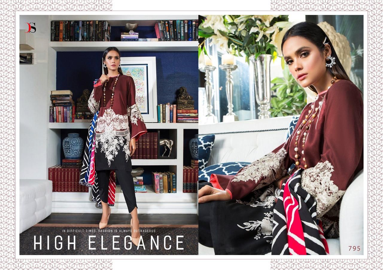 Deepsy Sana Safinaz Muzlin Pashmina Collection  Embroidered Pakistani Suits  Catalog