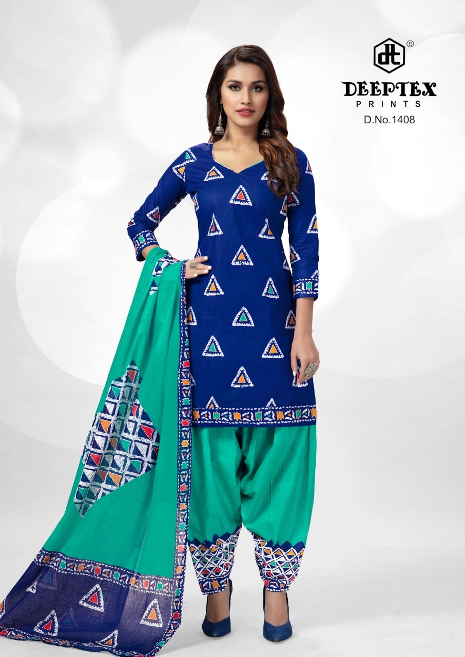 Deeptex Batik Plus Vol 14 Regular Wear Cotton Dress Material Catalog