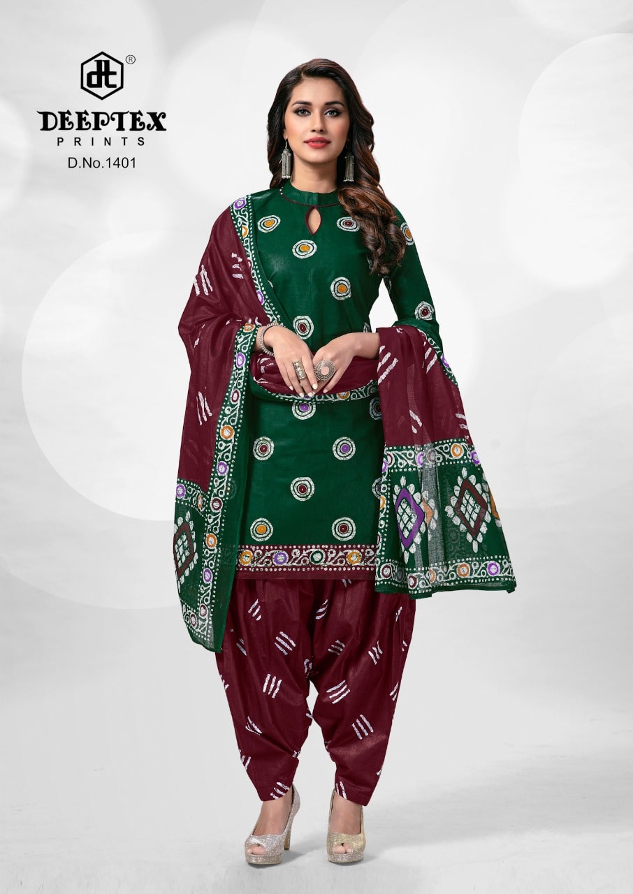 Deeptex Batik Plus Vol 14 Regular Wear Cotton Dress Material Catalog