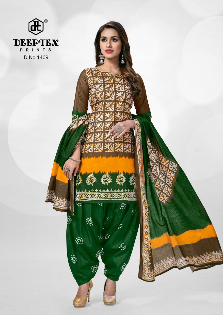 Deeptex Batik Plus Vol 14 Regular Wear Cotton Dress Material Catalog