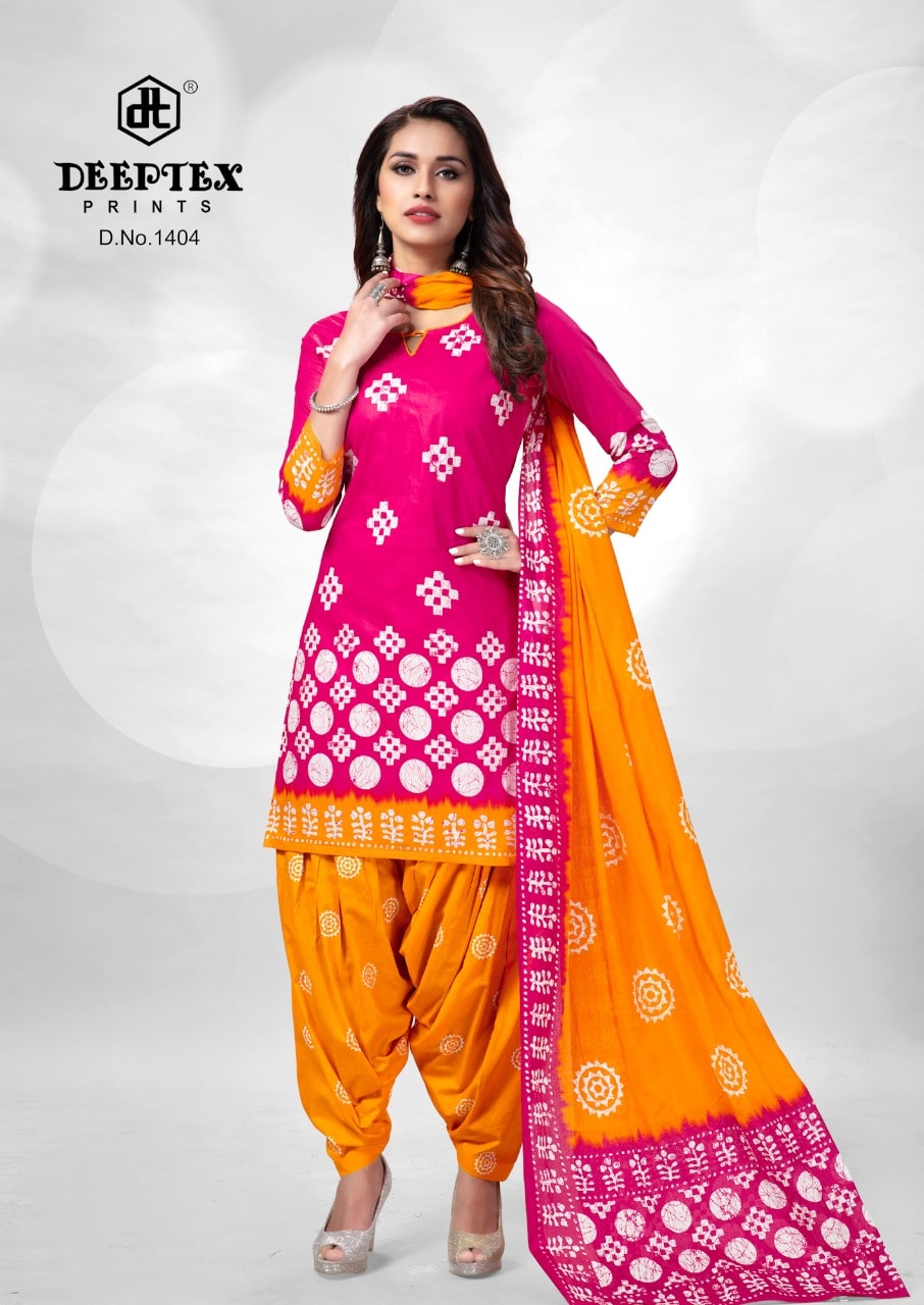 Deeptex Batik Plus Vol 14 Regular Wear Cotton Dress Material Catalog