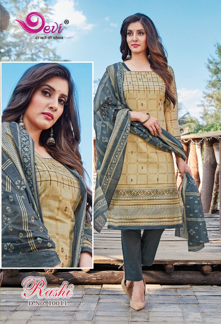 Devi Rashi Vol  10 Cambric Cotton Regular Wear Dress Material Catalog