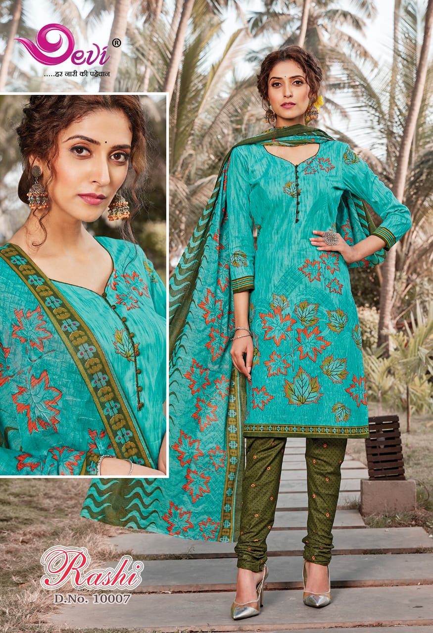 Devi Rashi Vol  10 Cambric Cotton Regular Wear Dress Material Catalog