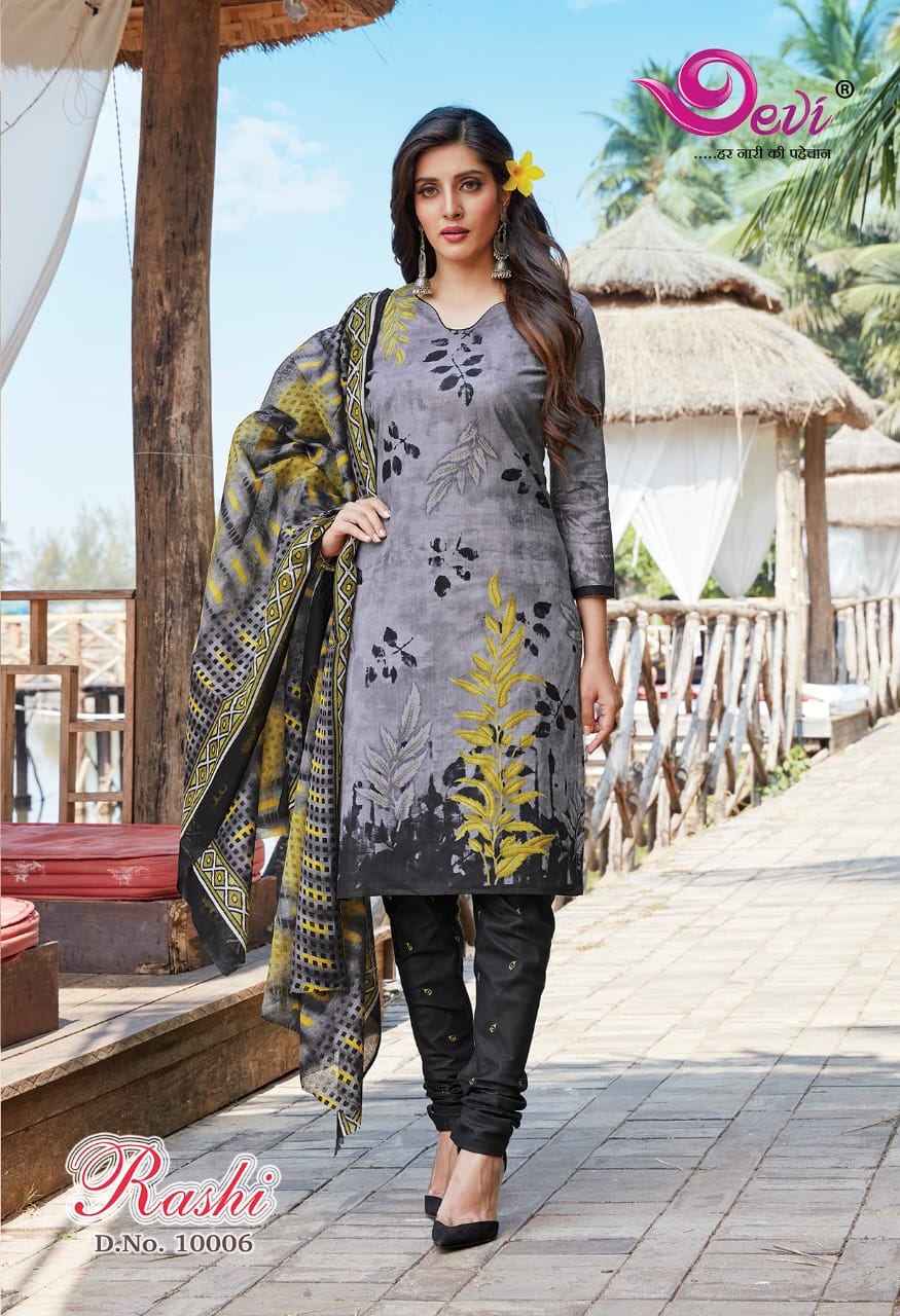 Devi Rashi Vol  10 Cambric Cotton Regular Wear Dress Material Catalog