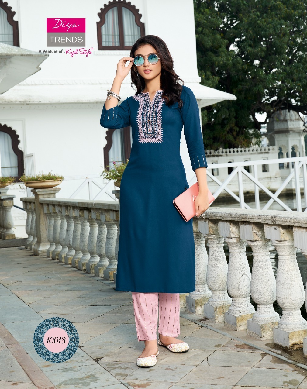 Diya Trends Bibas Vol 10 Designer Festive Wear Kurti With Bottom Wholesale Catalog