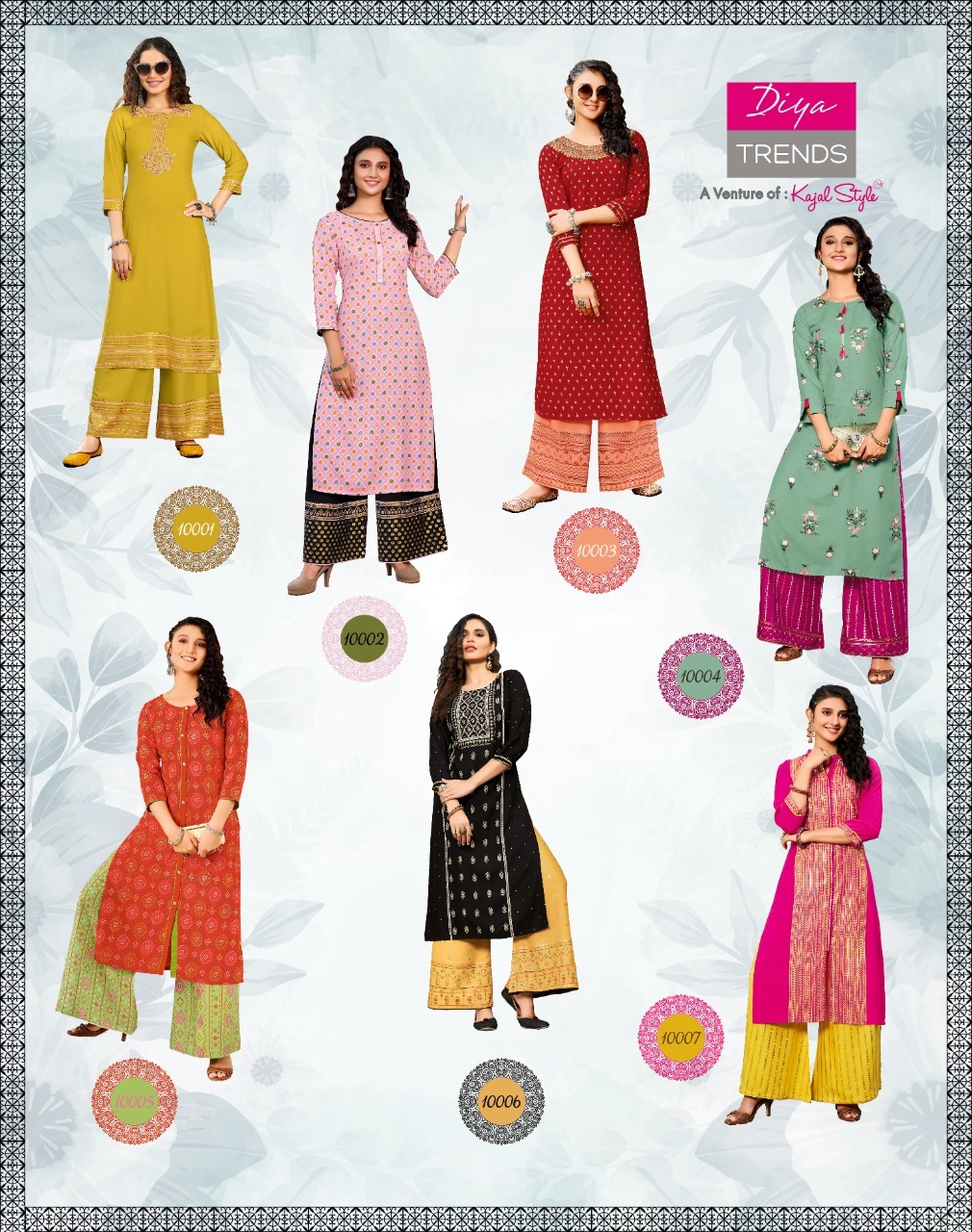Diya Trends Bibas Vol 10 Designer Festive Wear Kurti With Bottom Wholesale Catalog
