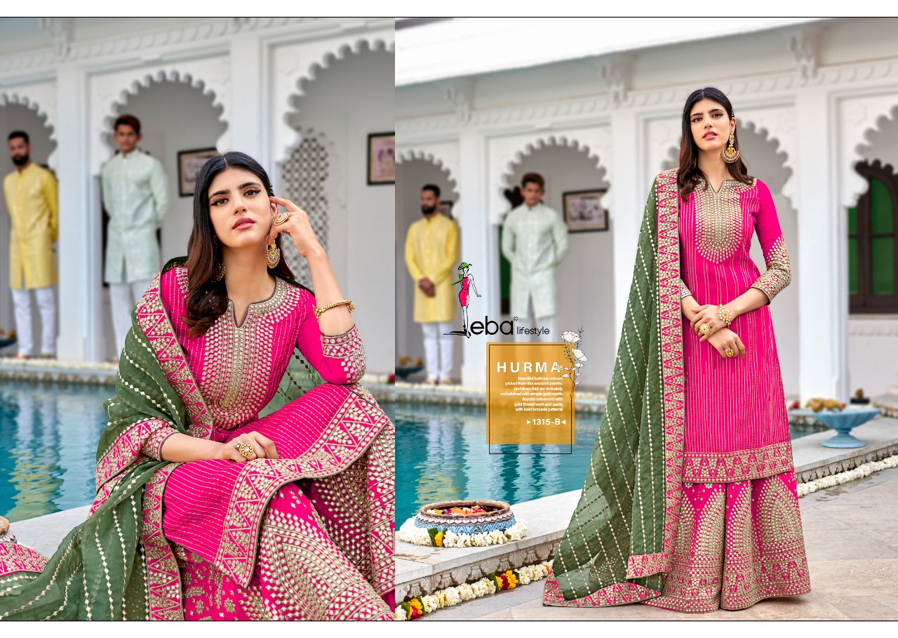 Eba Hurma Vol 35 Georgette Wear Latest Indian Salwar Kameez Catalog