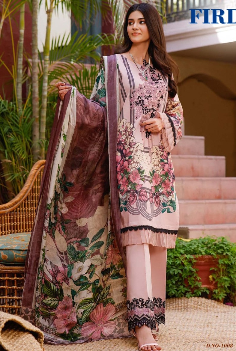 Firdous Jade Vol  1 Jam Satin Karachi Cotton Dress Material  Catalog