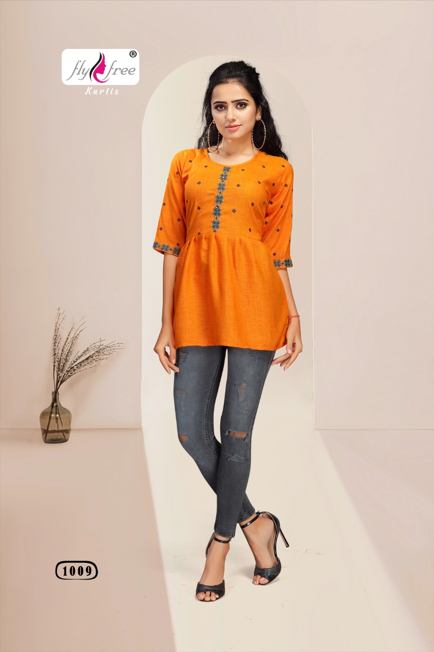 Fly Free Mrtrix Designer Cotton Western Top Catalog