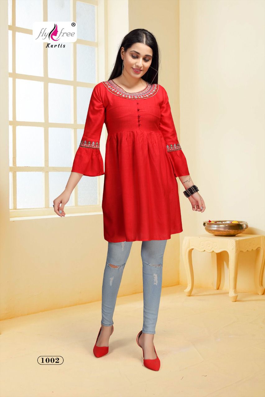 Fly Free New Iconic Vol  2 Stylish Wear Short Top Catalog