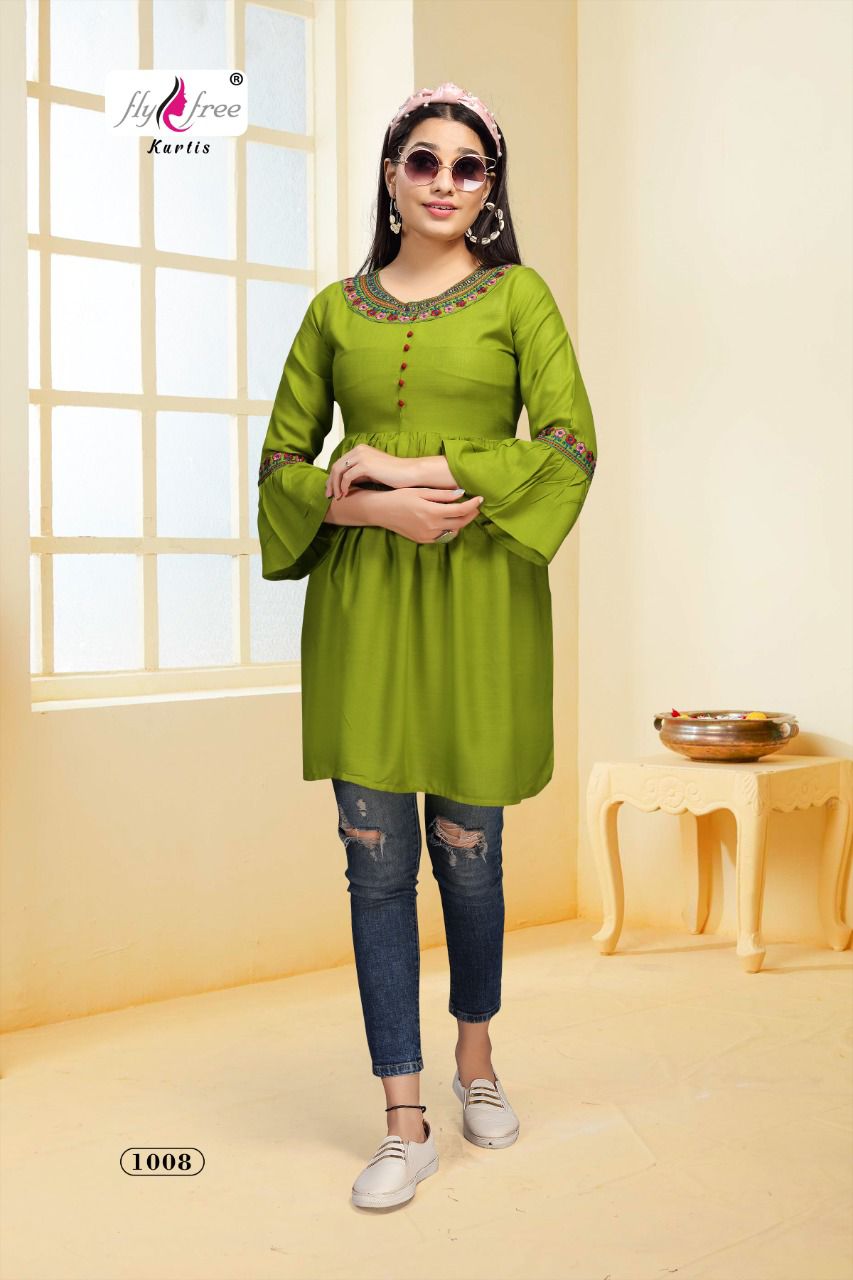 Fly Free New Iconic Vol  2 Stylish Wear Short Top Catalog