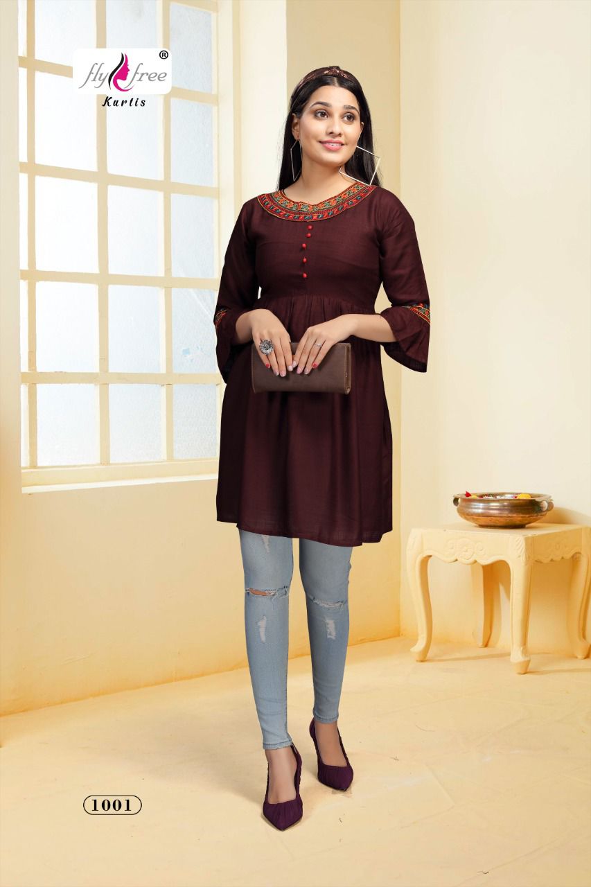 Fly Free New Iconic Vol  2 Stylish Wear Short Top Catalog