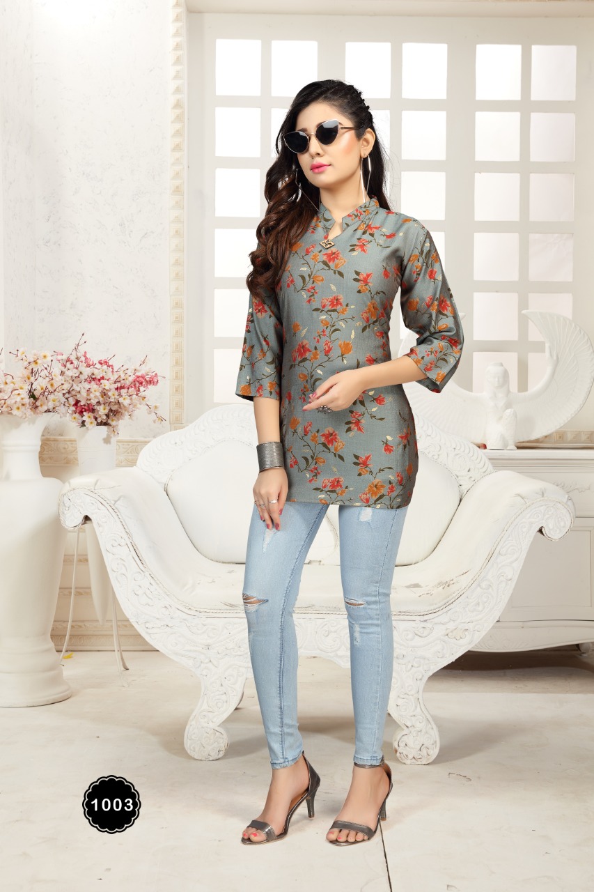 Fly Free Pantaloon  Vol 3 Fancy Muslin Western Top