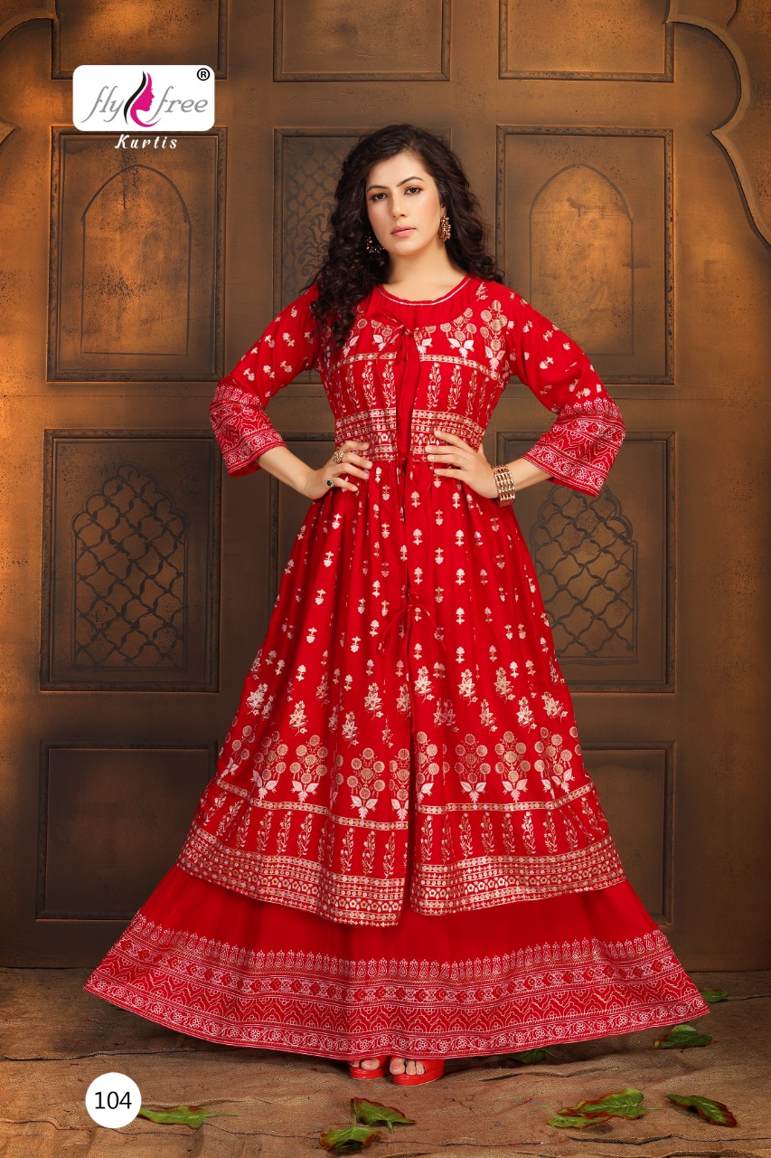 Fly Free  Solar Buy Designer Ladies Long Gowns Style  Kurti Catalog