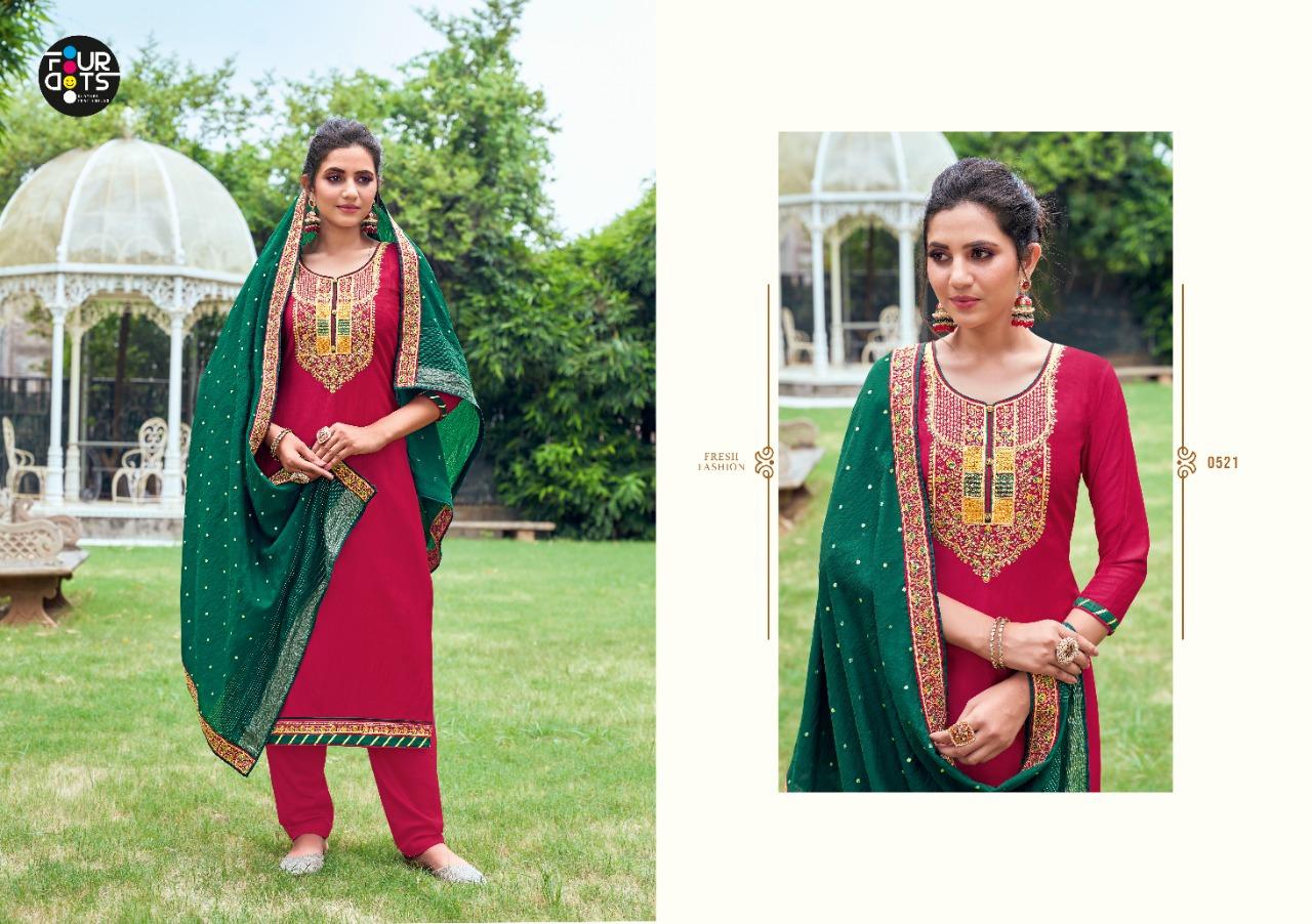 Four Dots Manjari  Vol 6 Prampara Silk Designer Salwar Kameez Catalog