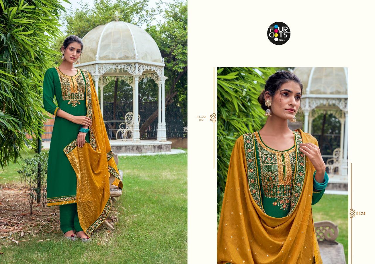 Four Dots Manjari  Vol 6 Prampara Silk Designer Salwar Kameez Catalog