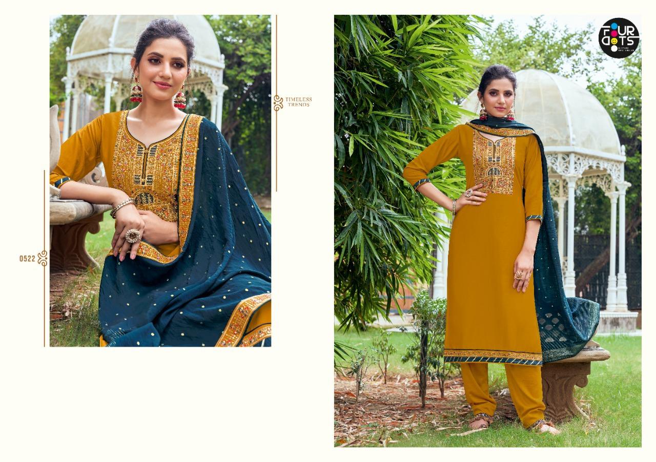 Four Dots Manjari  Vol 6 Prampara Silk Designer Salwar Kameez Catalog