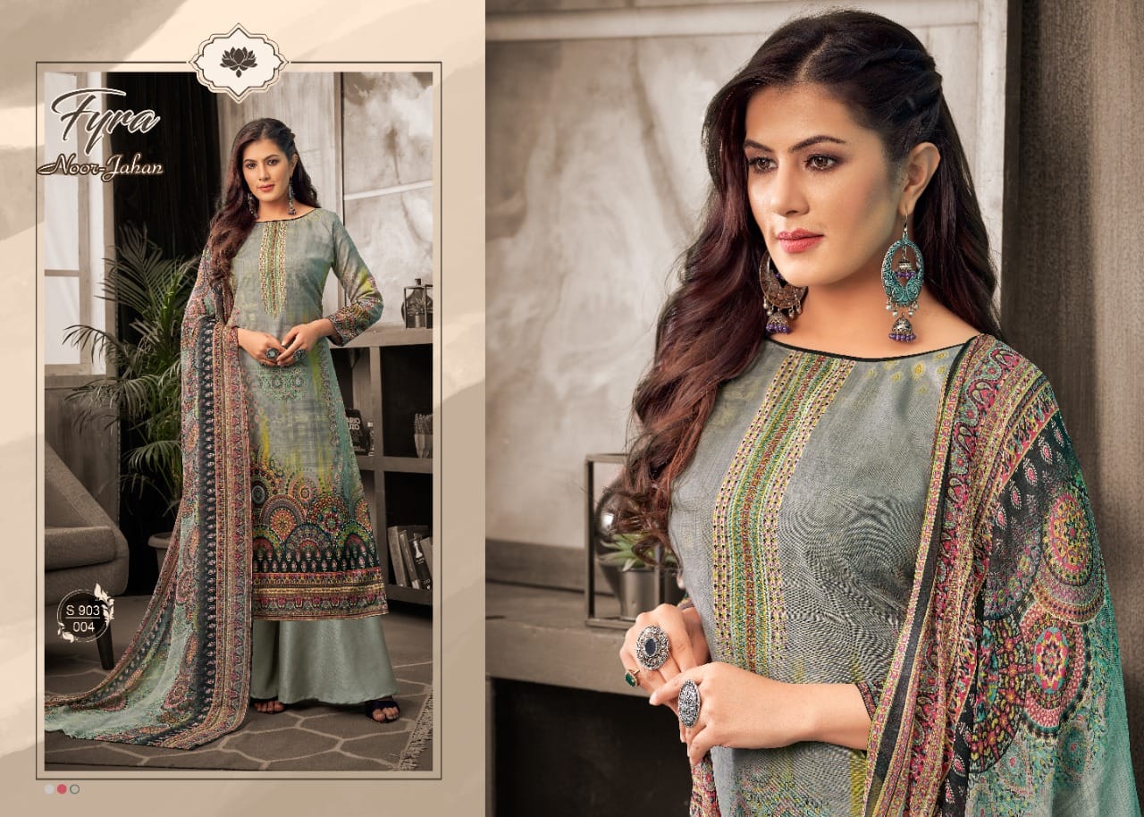 Fyra Noor Jahan Vol  2 Soft Cotton Designer Dress Material Catalog