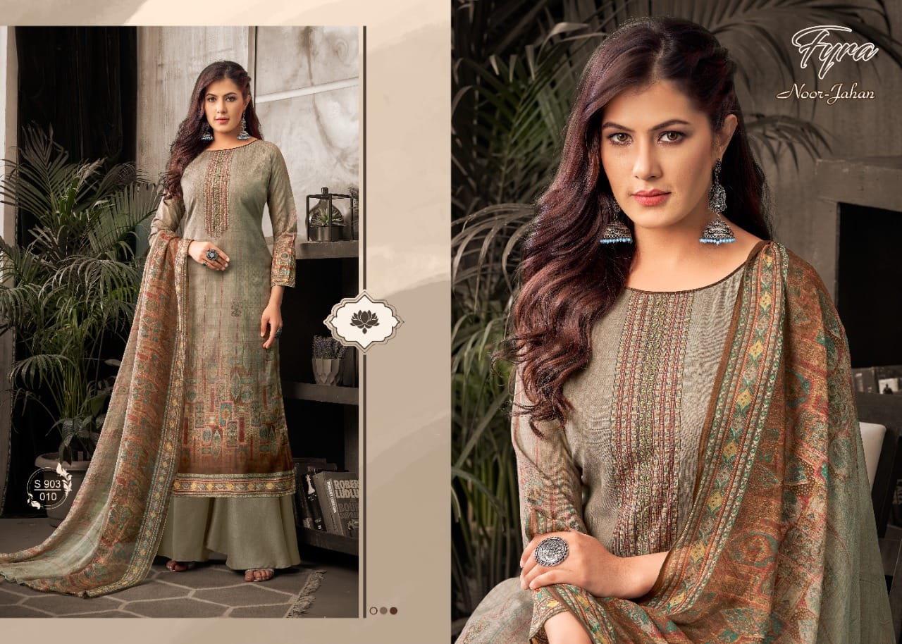 Fyra Noor Jahan Vol  2 Soft Cotton Designer Dress Material Catalog