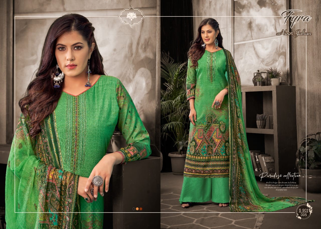 Fyra Noor Jahan Vol  2 Soft Cotton Designer Dress Material Catalog