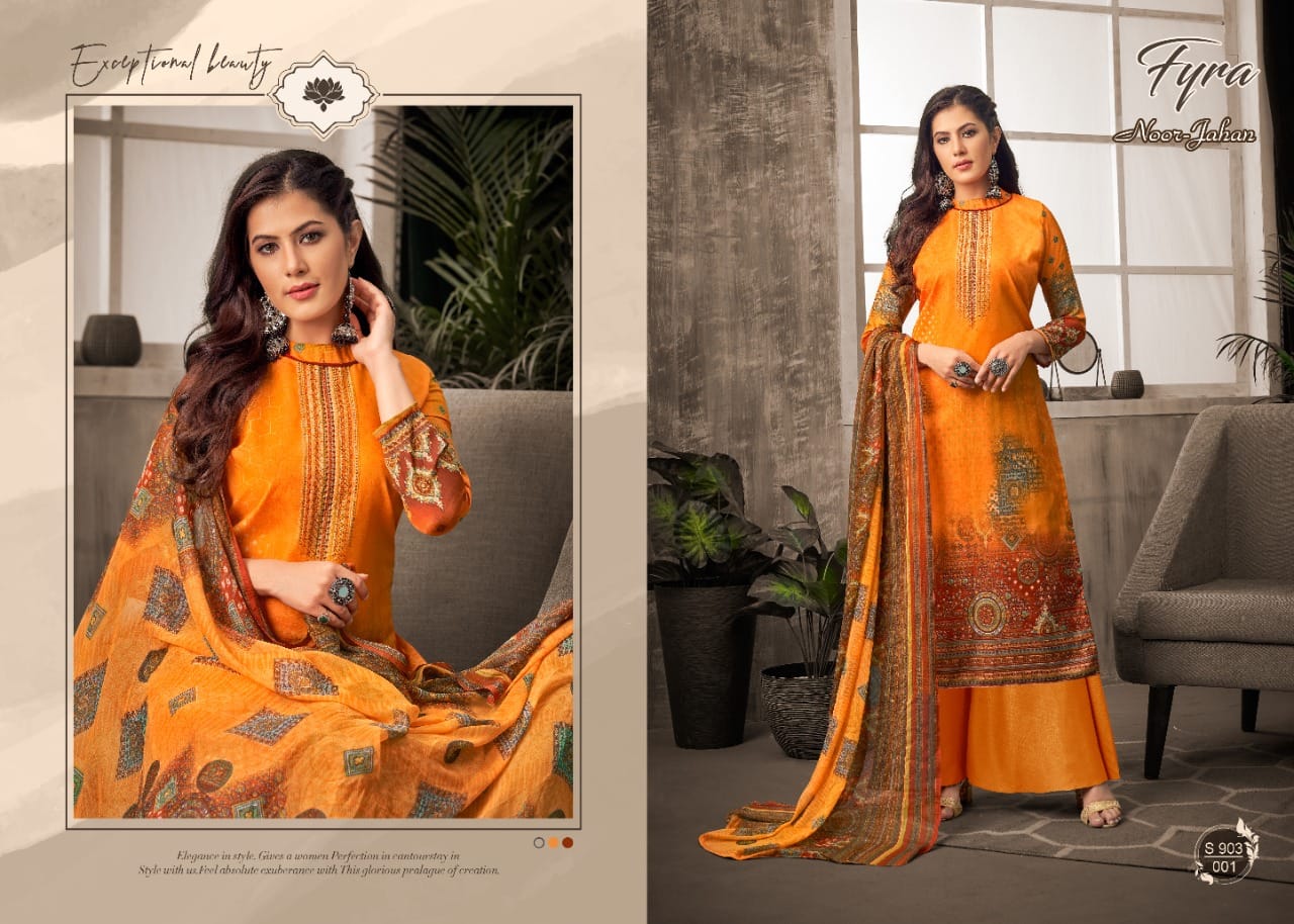 Fyra Noor Jahan Vol  2 Soft Cotton Designer Dress Material Catalog