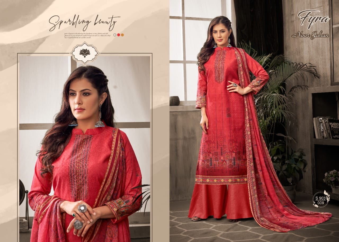 Fyra Noor Jahan Vol  2 Soft Cotton Designer Dress Material Catalog